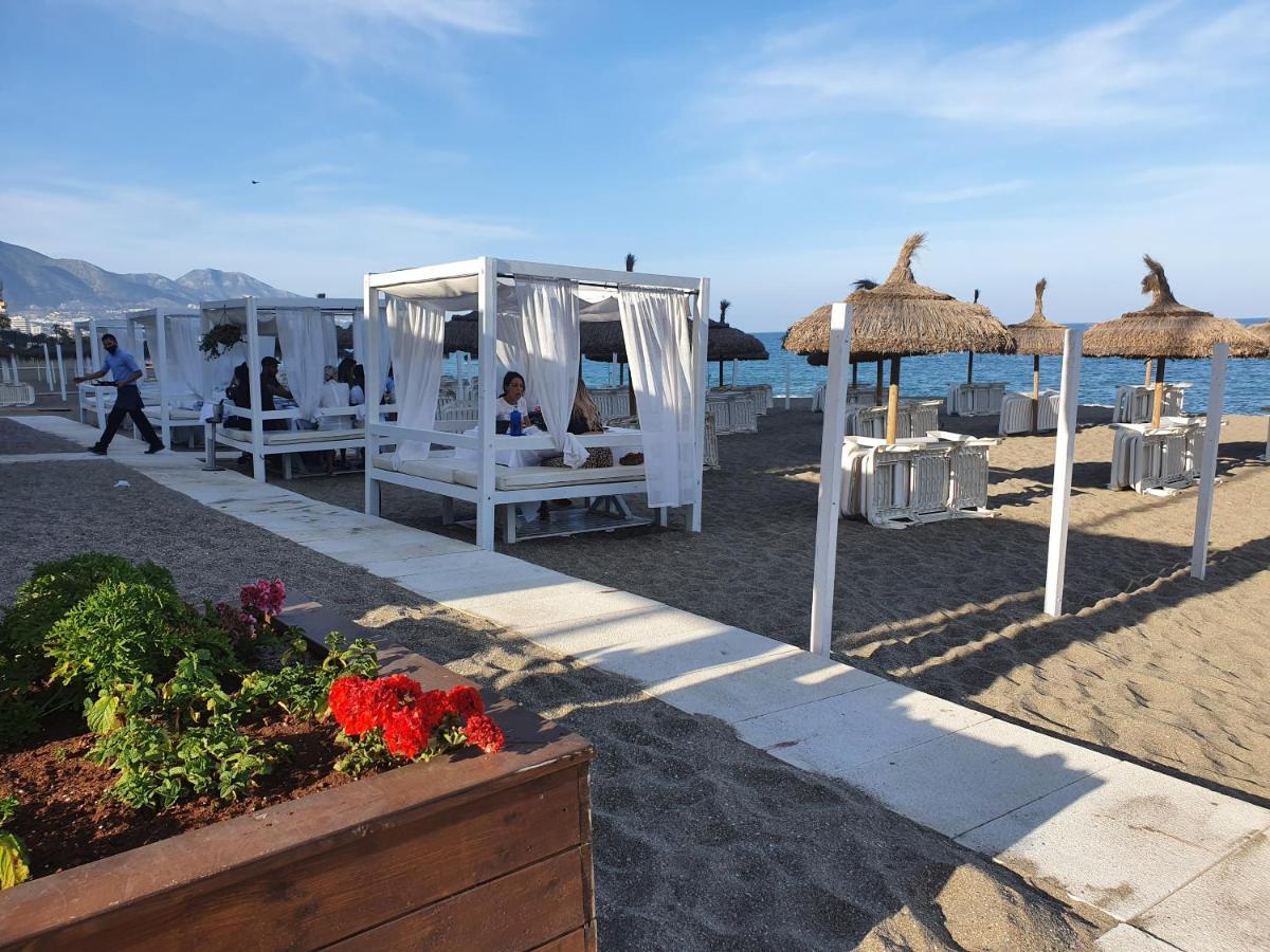 Luxury Beachfront Apartment With Pool, Sauna, Fitness And Gym In Province Malaga, Andalusia Mijas Kültér fotó