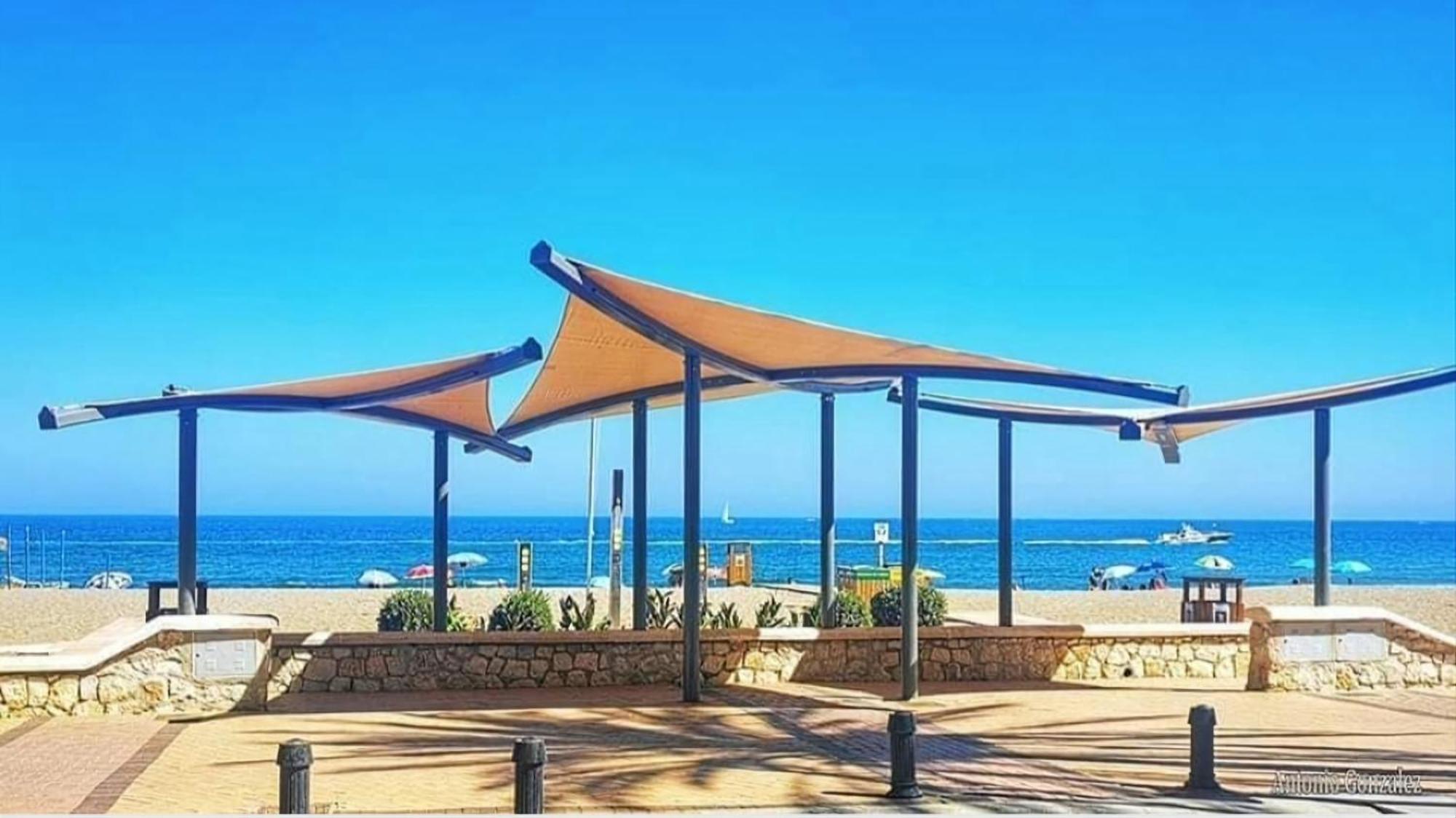 Luxury Beachfront Apartment With Pool, Sauna, Fitness And Gym In Province Malaga, Andalusia Mijas Kültér fotó