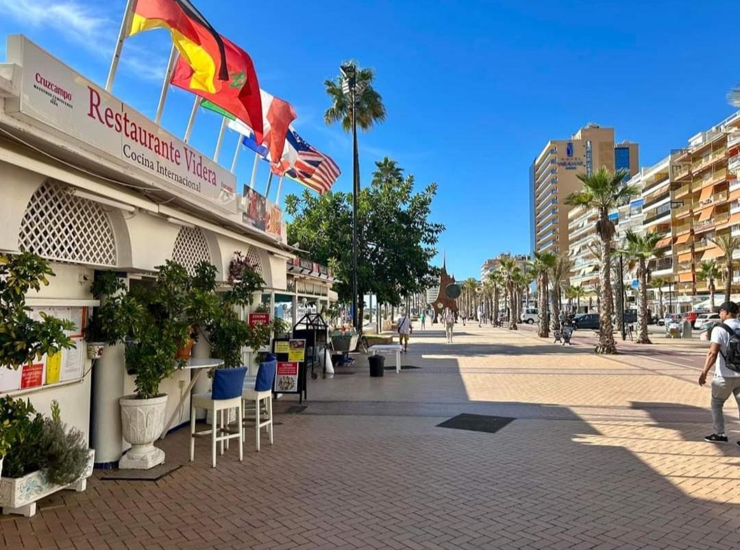 Luxury Beachfront Apartment With Pool, Sauna, Fitness And Gym In Province Malaga, Andalusia Mijas Kültér fotó